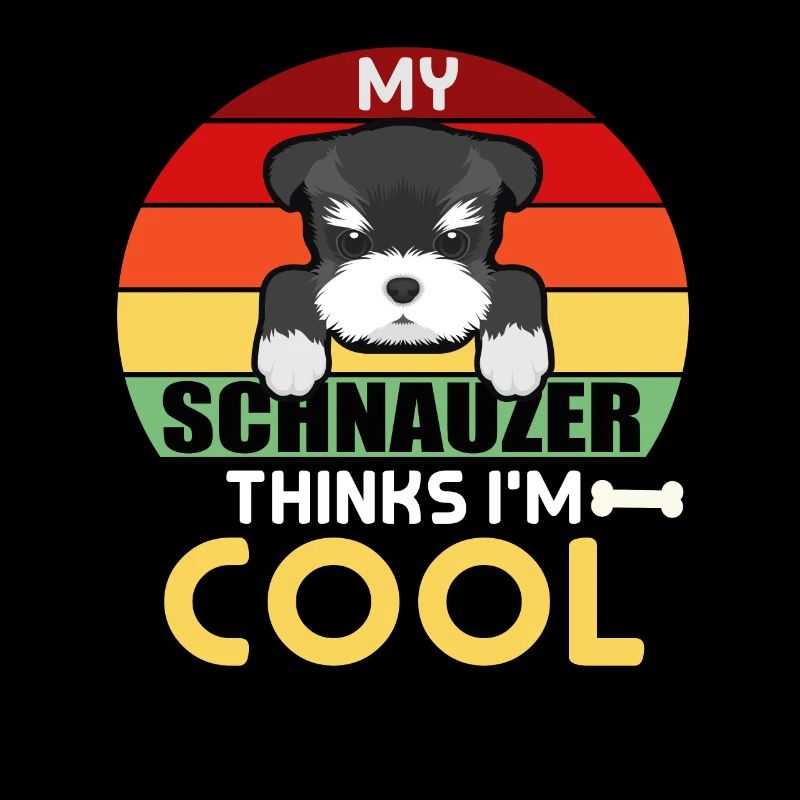 Mon schnauzer pense que je suis cool
