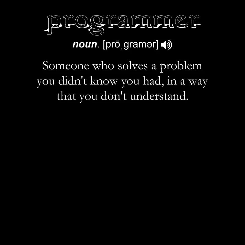 Programmer Funny Definition Coding Humor Computer