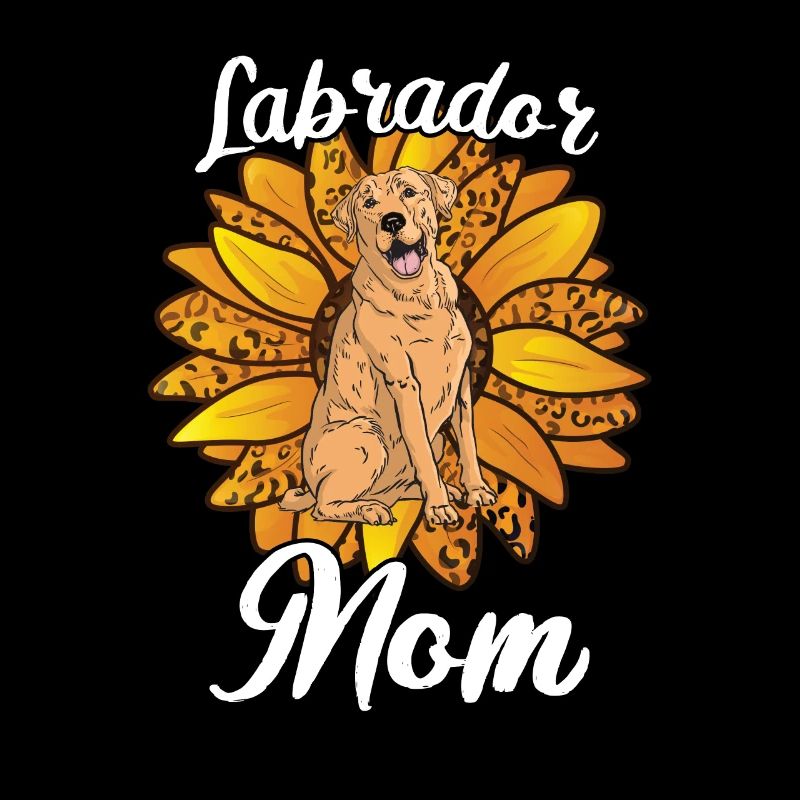 Mutter Sunflower Labrador Retriever Hund