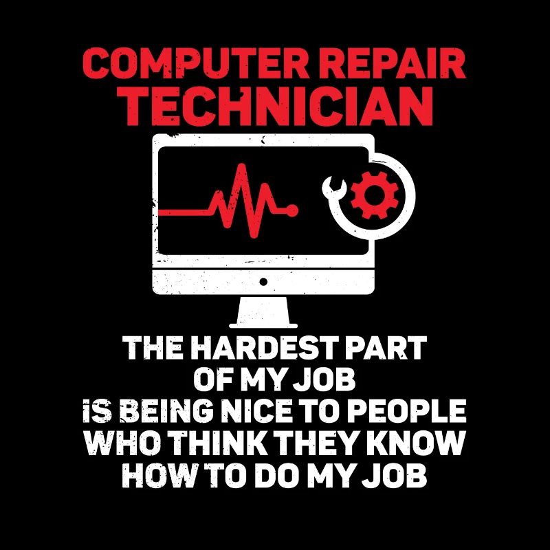 Computerreparaturtechnologie -Support -Technologie