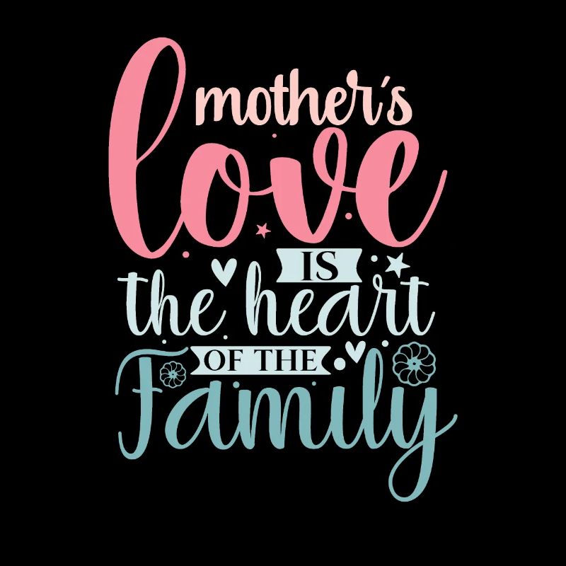Die Liebe einer Mutter ist das Herz der Familie