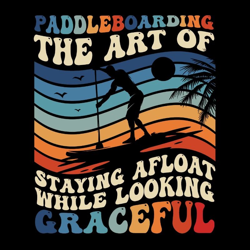 Drôle de stand-up paddleboard SUP