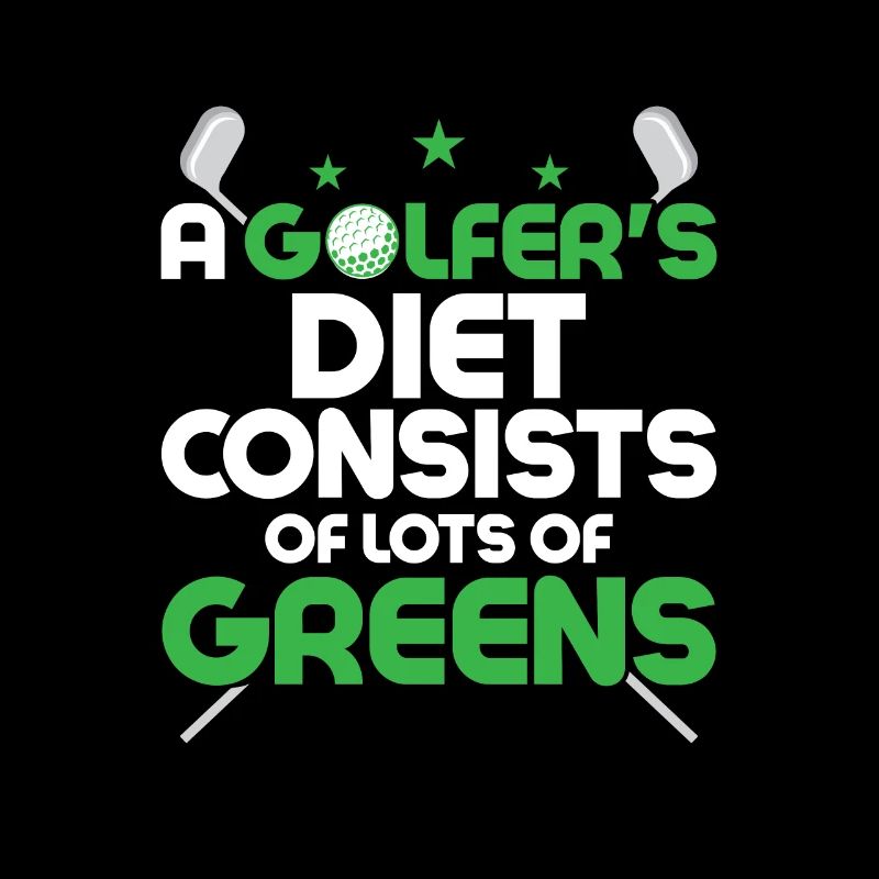 Le régime alimentaire d’un golfeur se compose de beaucoup de greens de golf