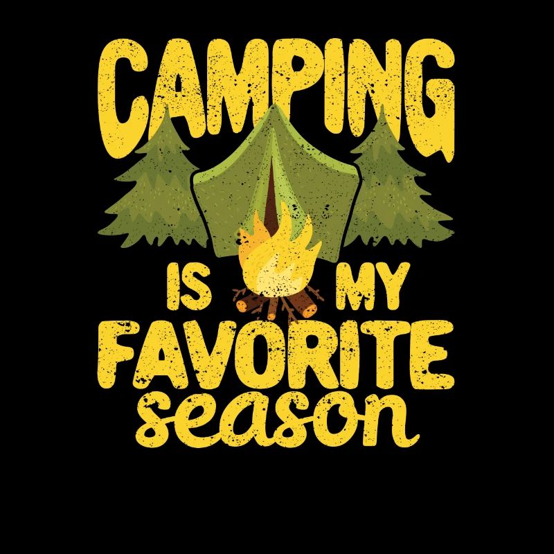 Le camping est ma saison préférée Randonnée Velcro