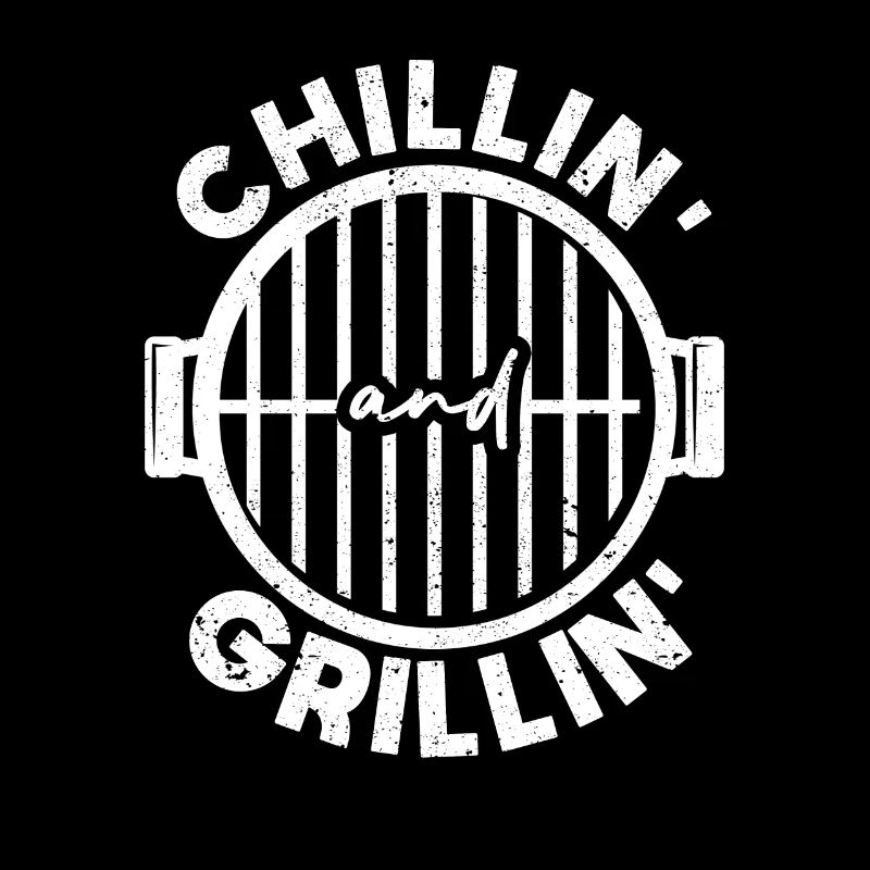 Chillin and Grillin Grill Funny BBQ Smoker