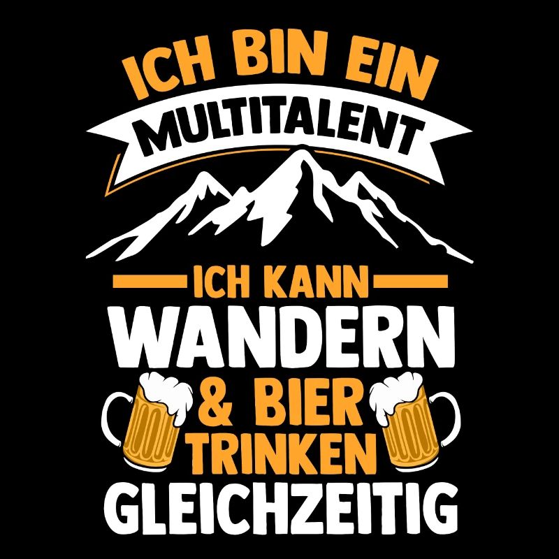 Bier Bergsteiger Wald Bergwandern Wanderer Wandern