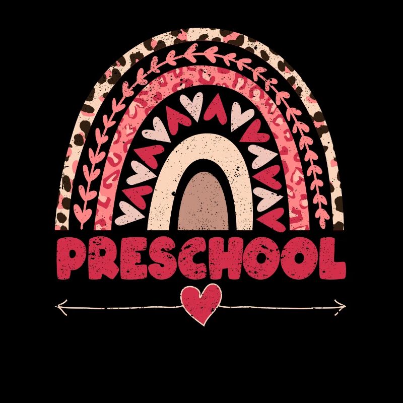 L’enseignante préscolaire Rainbow Student Back