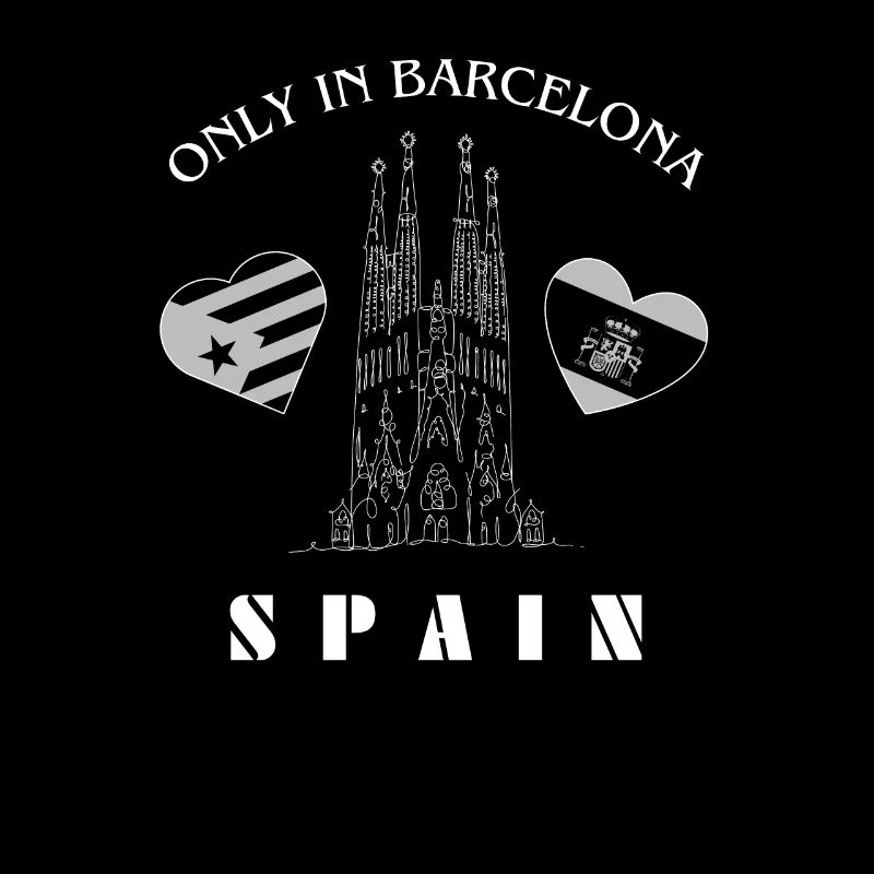 Only In Barcelona Statement Spain Espagna