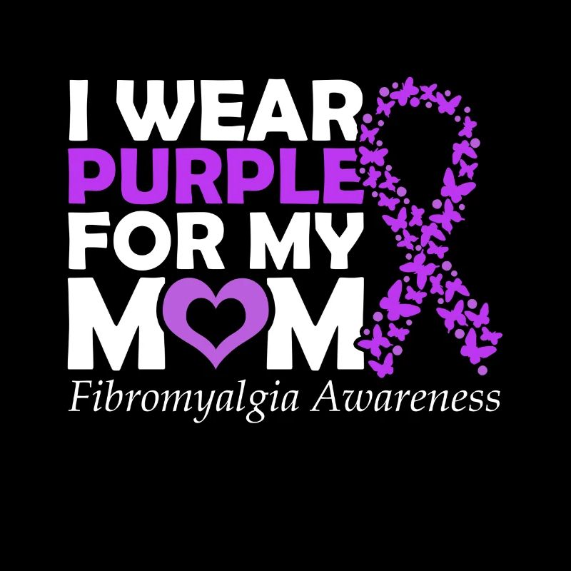 Conscience de la fibromyalgie Je porte du violet pour mon