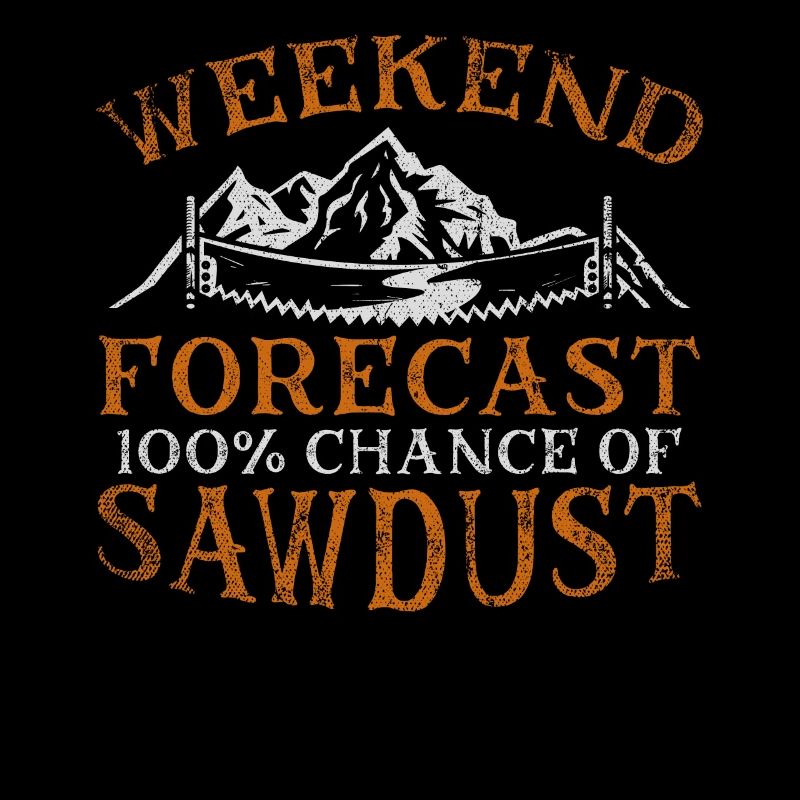 Prévisions du week-end 100% de probabilité de sciure de bois