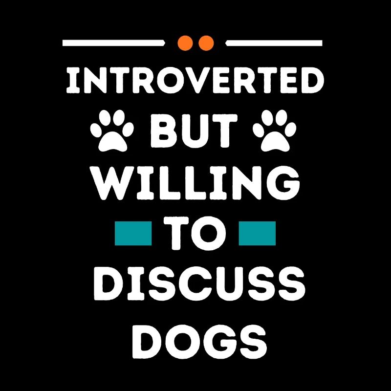 Introvertiert, aber bereit, über Hunde zu diskutieren
