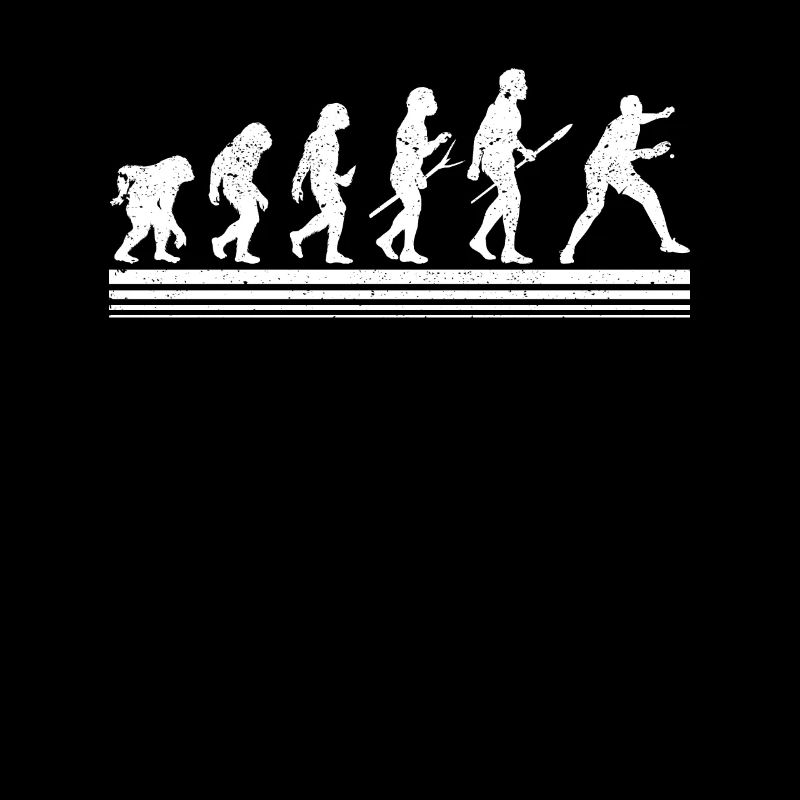 Ping Pong Human Evolution Table Drôle