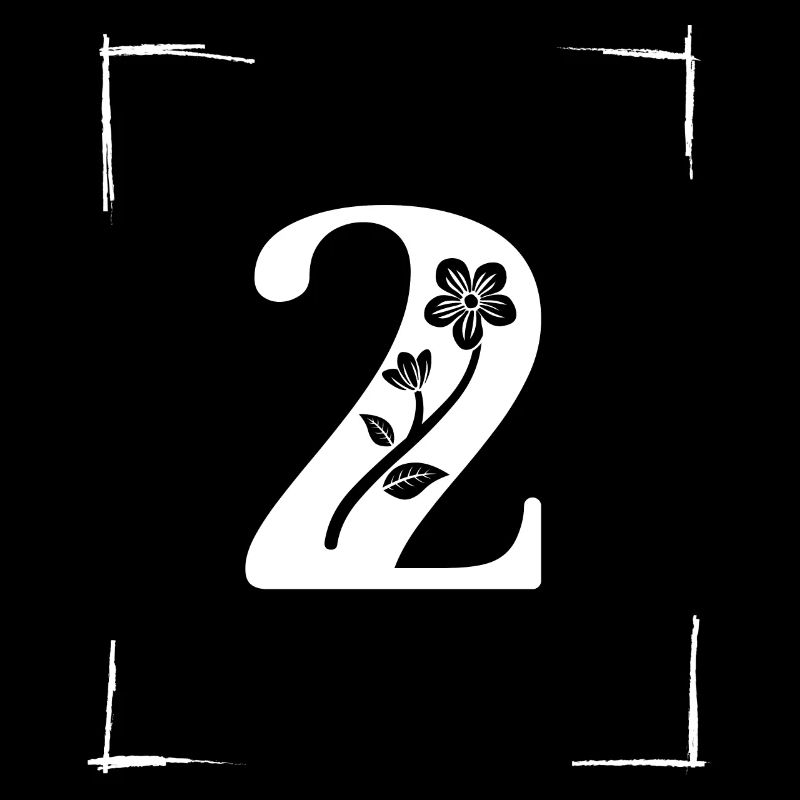 number 2 initial