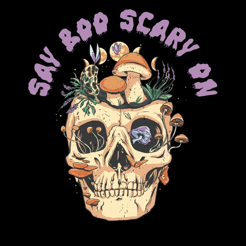 Dites Boo effrayant à Halloween