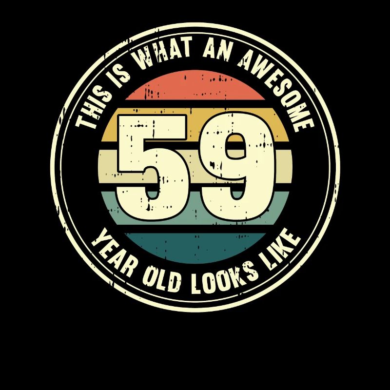 59. Geburtstag so sieht man mit 59 Retro Geschenk