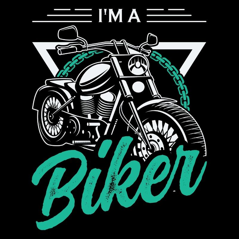 Ich bin ein Motorradfahrer Biker Motorrad Cruisen