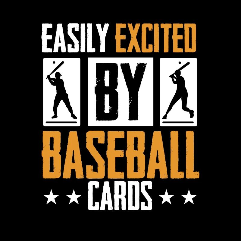 Collector Trader Funny Men Easily Excited By Baseb