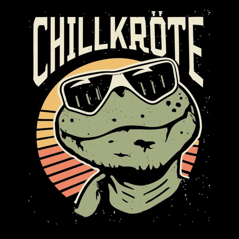 Relaxed turtles Chill toad