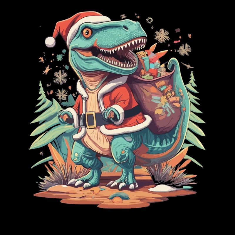Dinosaure Trex Noël