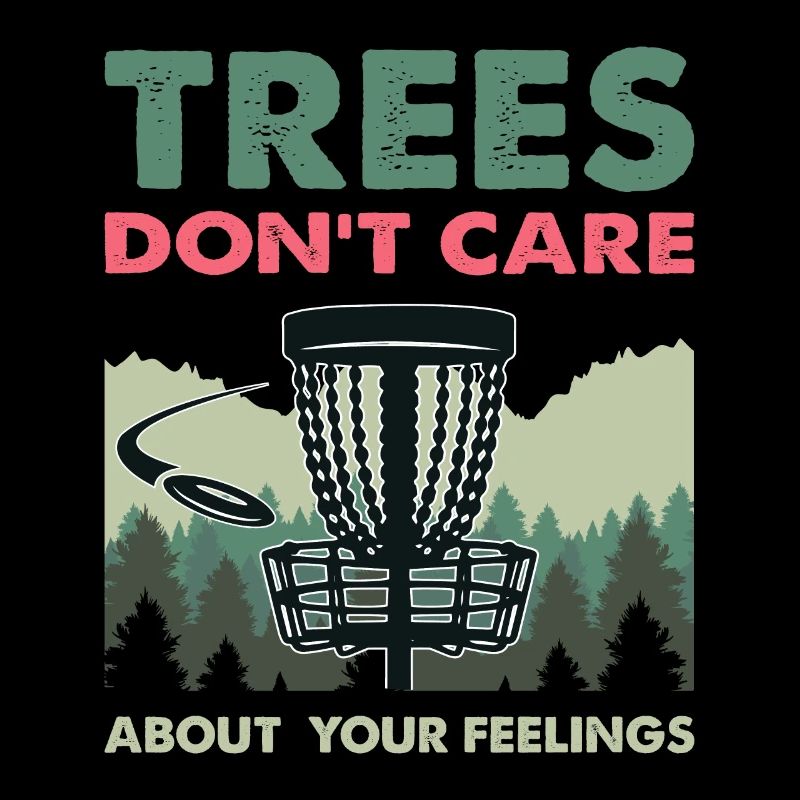 Drôles d’arbres de disc golf ne se soucient pas de votre