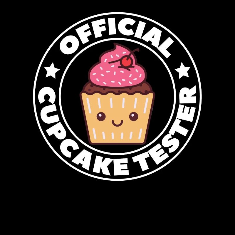 Official Cupcake Tester Baking Cute Baker Pastry C