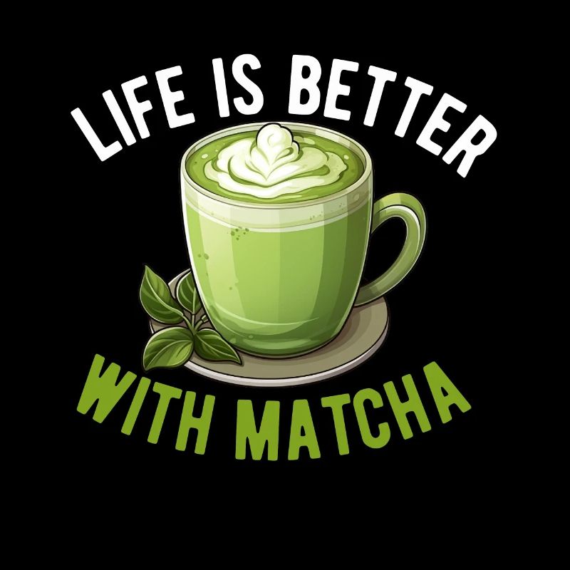 Matcha Tea Latte Lover Pour Thé Vert Matcha Drôle