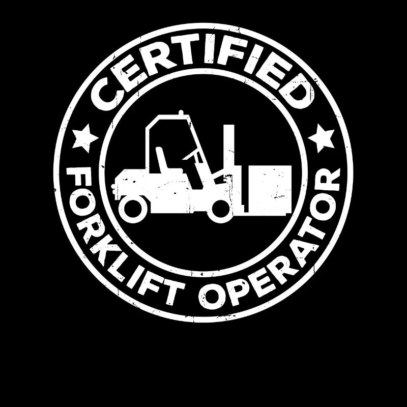 Certified Forklift Operator Forkifter Funny Forkli