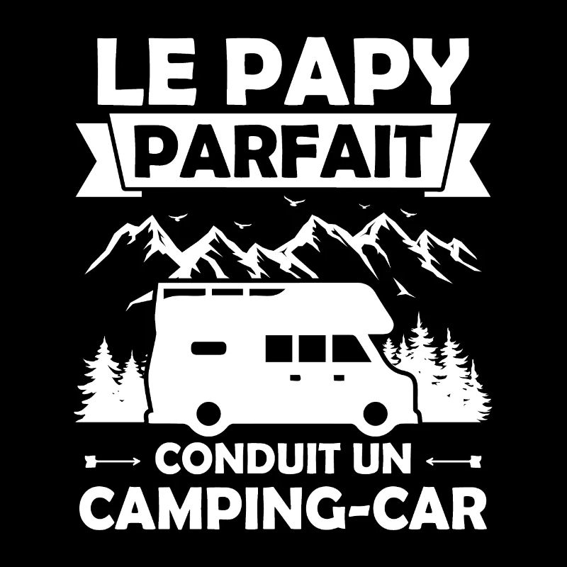 Le papy parfait conduit un camping car