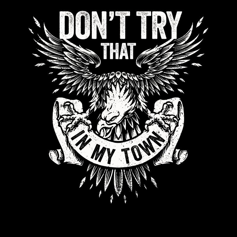 Versuchen Sie das in einer Kleinstadt American Flag Eagle