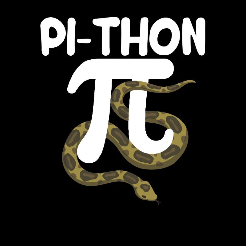 Pi-Thon Lustiger Pi-Tag Python Schlange Mathematik