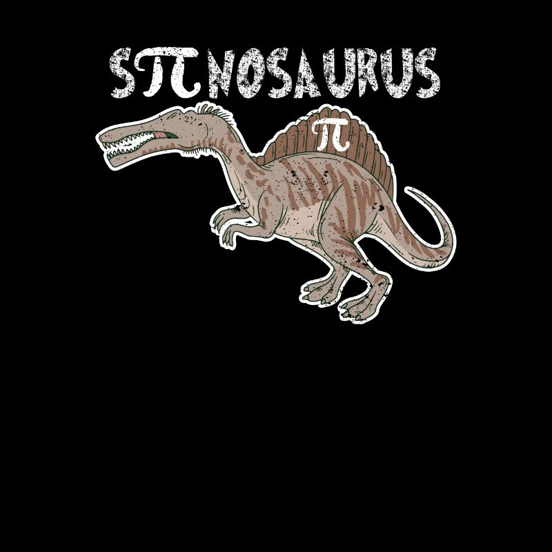Funny Spinosaurus Pi Day Math Dinosaur