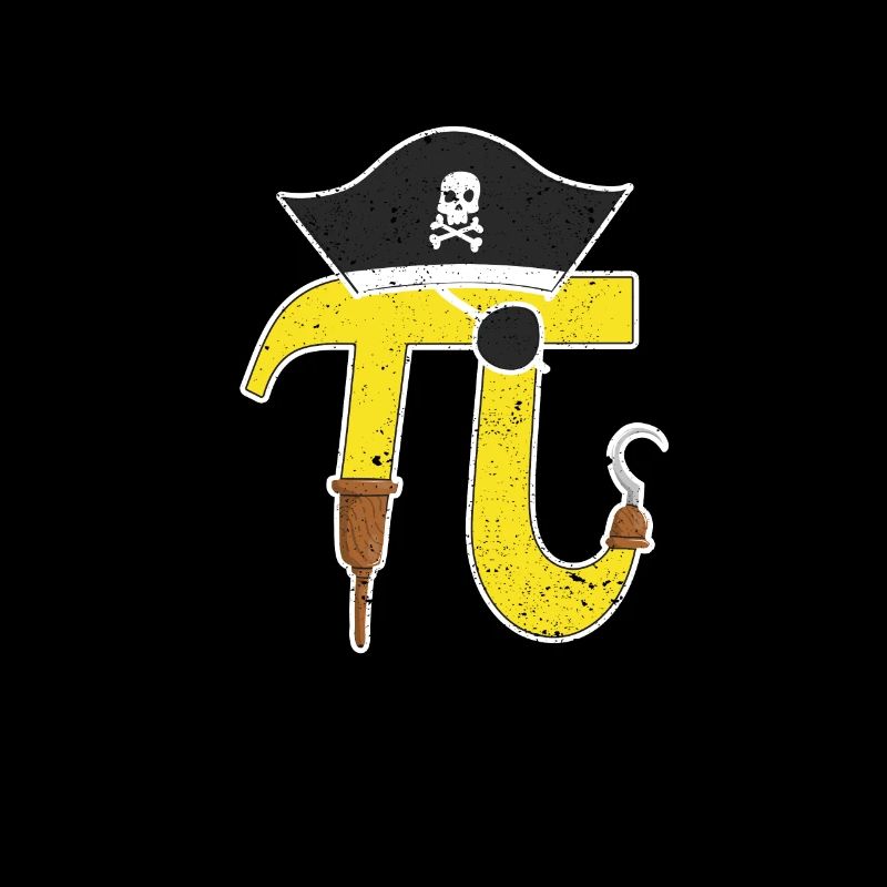 Pi Day Pirate Math Geek Math Numéro Nerd