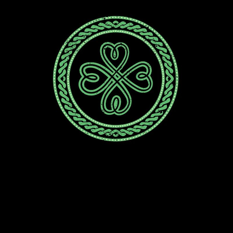 Irish Blessing Celtic Knot 4 Leaf Clover