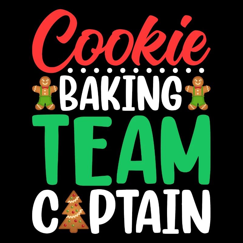 Cookie Baking Team Captain Gingerbread Christmas