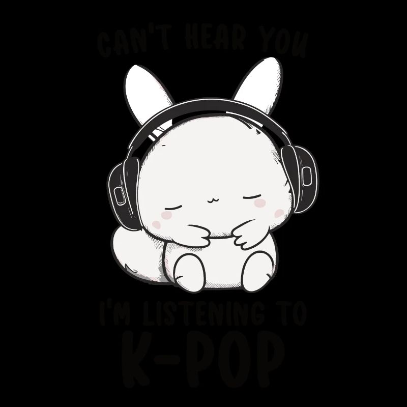 Je ne t’entends pas, j’écoute Kpop Rabbit K-pop