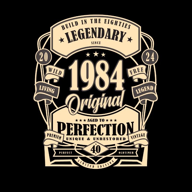 40. Geburtstag, Geschenk, Legende, Original, 1984