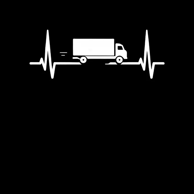 Trucker Herzfrequenz Geschenk