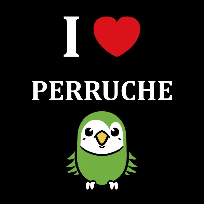 Oiseaux perruches humour petite perruche