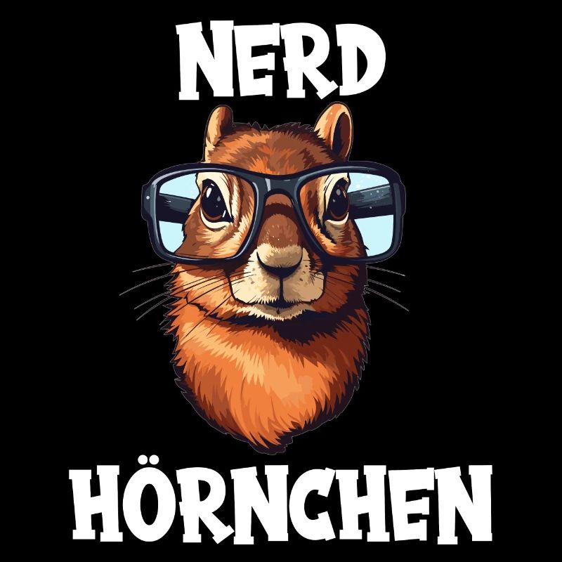 Nerdhörnchen Junge Jungen Erdhörnchen Nerdy Nerd