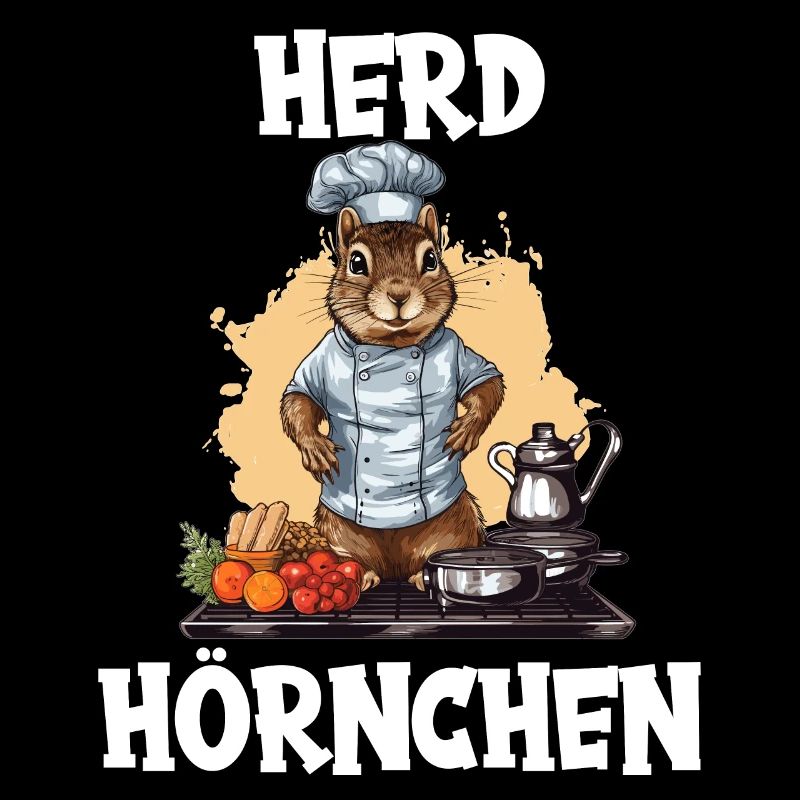 Erdhörnchen kochen Koch Kochmütze Herdhörnchen