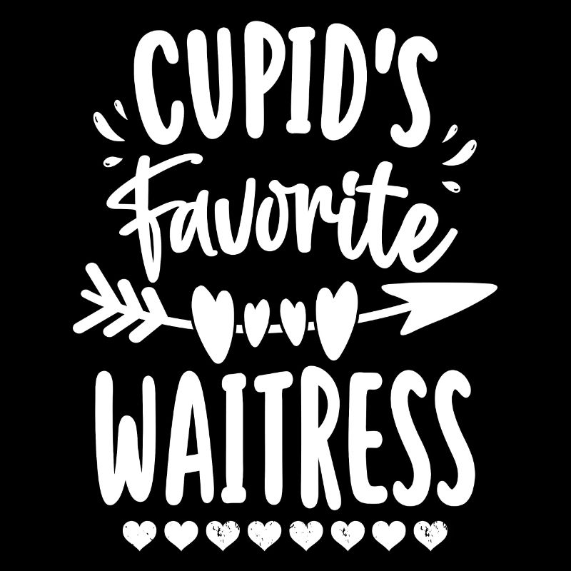 Cupids Favorite Waitress Funny Valentines Day