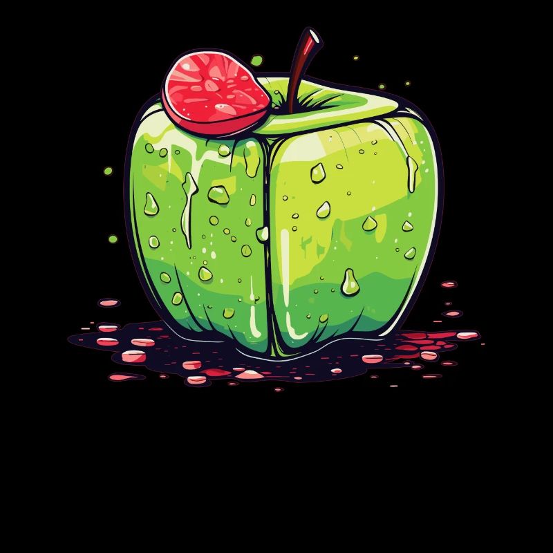 Würfel Apfel Cube Apple