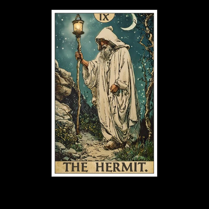 Tarotkarten Tarotkarte The Hermit Der Eremit