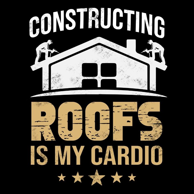 Roofer slating roofer construction worker design