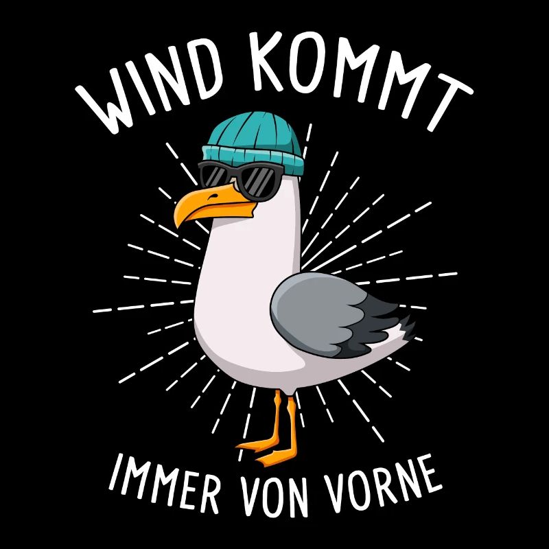 Wind Kommt Immer Von Vorne Möwe