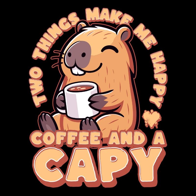 Café Capybara - Coffeebara - Capyrista - Capycin