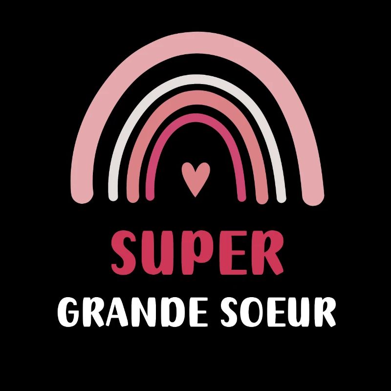 Super große Regenbogen-Schwester