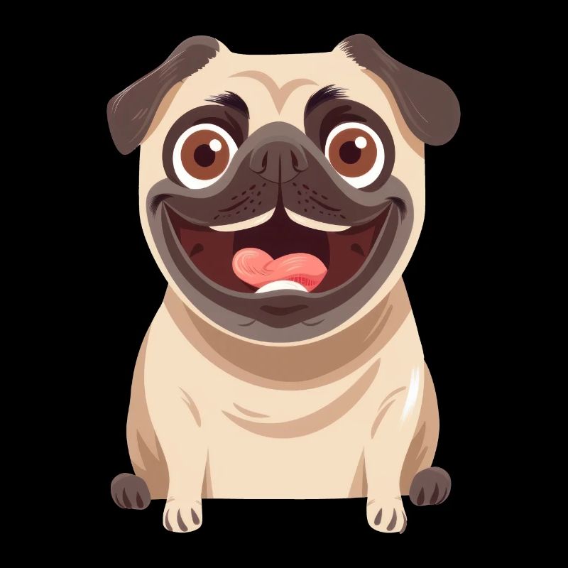 Mops | Pug | Cartoon Artwork