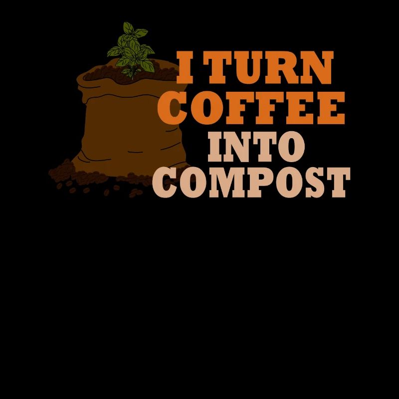 Ich verwandle Kaffee in Kompost Blue Planet