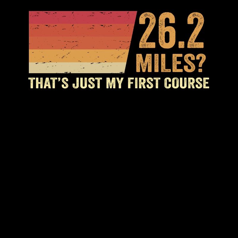 26,2 milles ? Ce n’est que mon premier cours